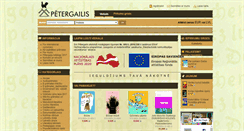 Desktop Screenshot of petergailis.lv