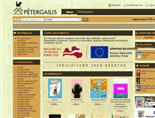 Tablet Screenshot of petergailis.lv